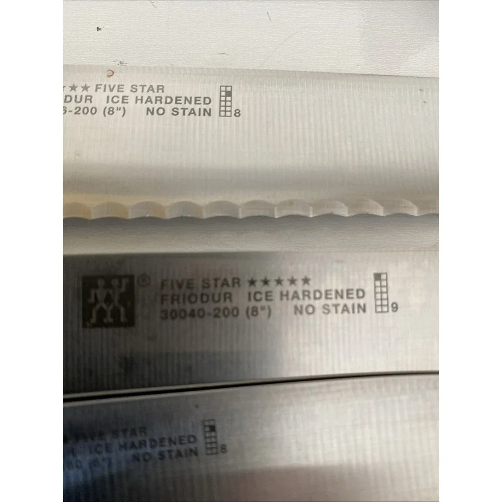 ZWILLING Henckels 6Pc  Five Star Germany Set +8 Pc Henckels Spanish Steak Knives